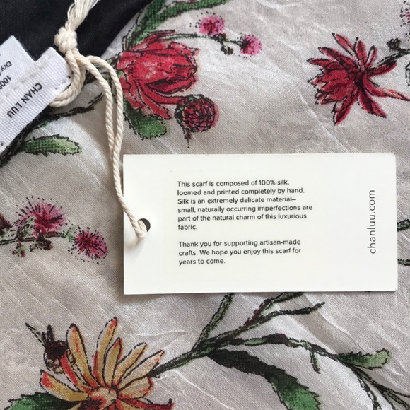 NWT Chan Luu Silk Scarf - Picture 2 of 5